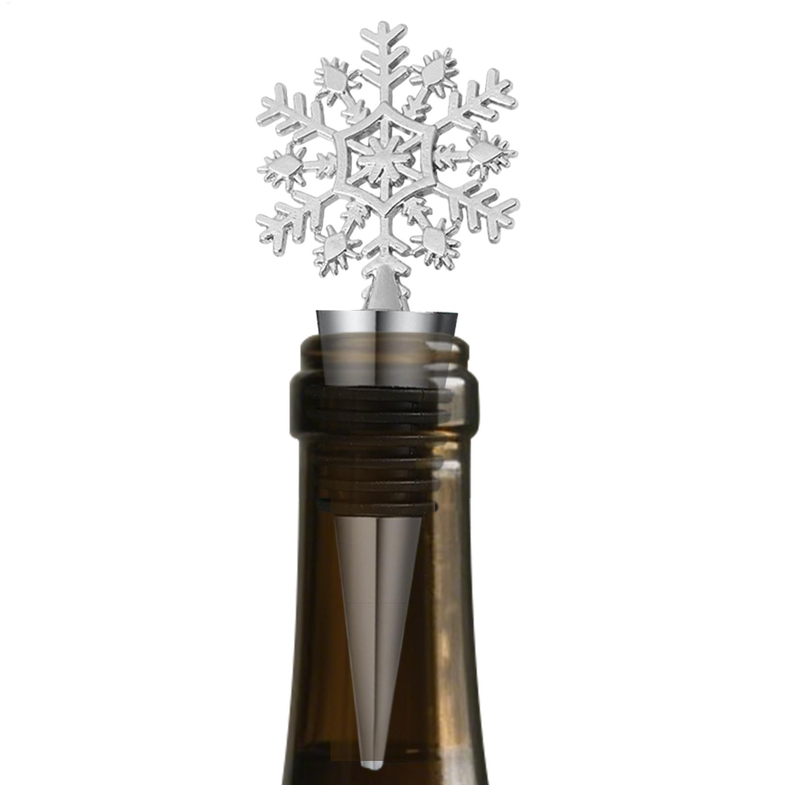Wine To Beer Alcohol - จุกปิดขวดไวน์ ของตกแต่งคริสต์มาส จุกปิดขวดไวน์แบบสุญญากาศ สำหรับแชมเปญ เหล้า แอลกอฮอล์