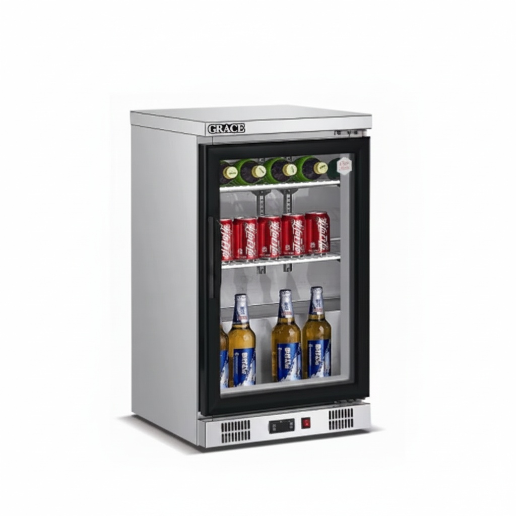 Wine And Beer Undercounter Fridge - ตู้เย็นใต้เคาน์เตอร์ สแตนเลส 304 ขนาด 520x500x840 มม.
