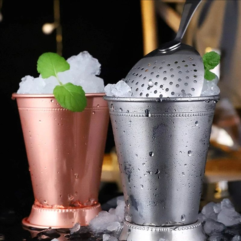 Wine Beer Mix - Tiki Mint Julep แก้วสแตนเลสแก้วค็อกเทลเครื่องดื่มผสมแก้ว Martini Mojito