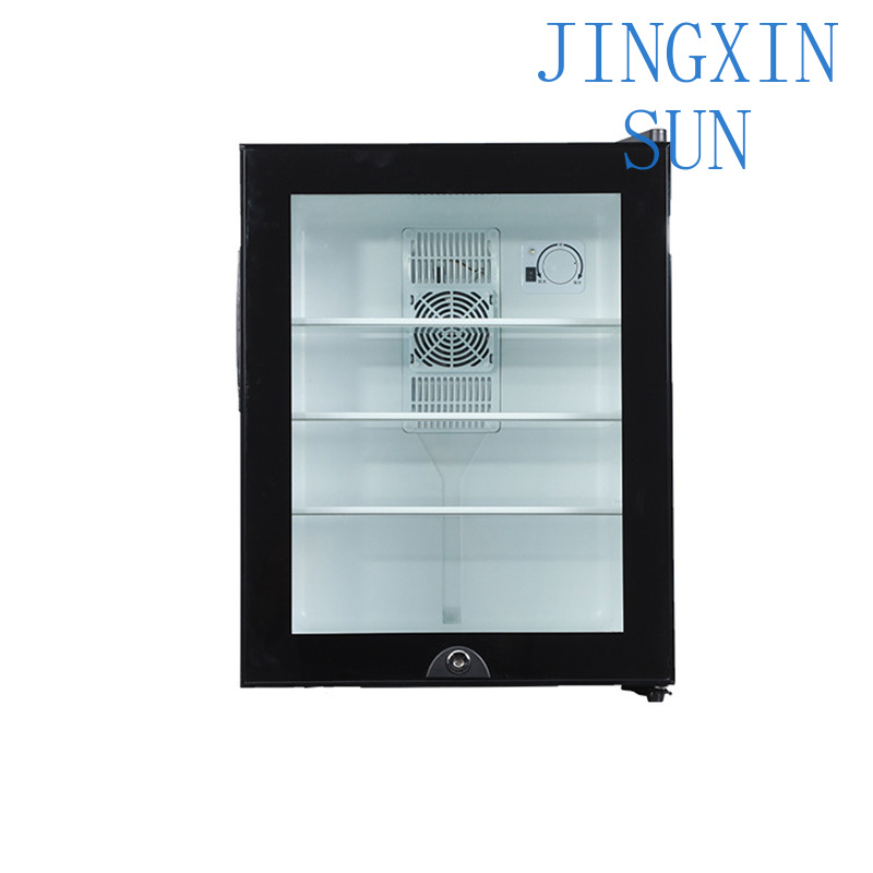 Wine Beer Fridge Small - ตู้เย็นขนาดเล็ก 40 ลิตร ตู้แช่เครื่องดื่มแบบมีประตูกระจกสำหรับเบียร์ โซดา หรือไวน์