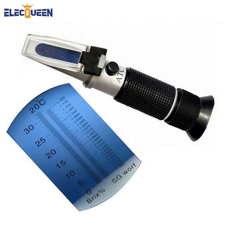 Wine To Beer Alcohol - Hand - held Refractometer Single/Dual Scale