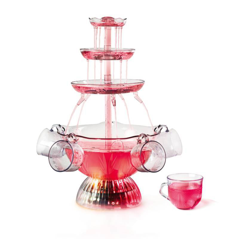 Wine Beer Mix - น้ำพุเครื่องดื่มไฟฟ้า 3 ชั้น สำหรับค็อกเทล ไวน์แดง เบียร์