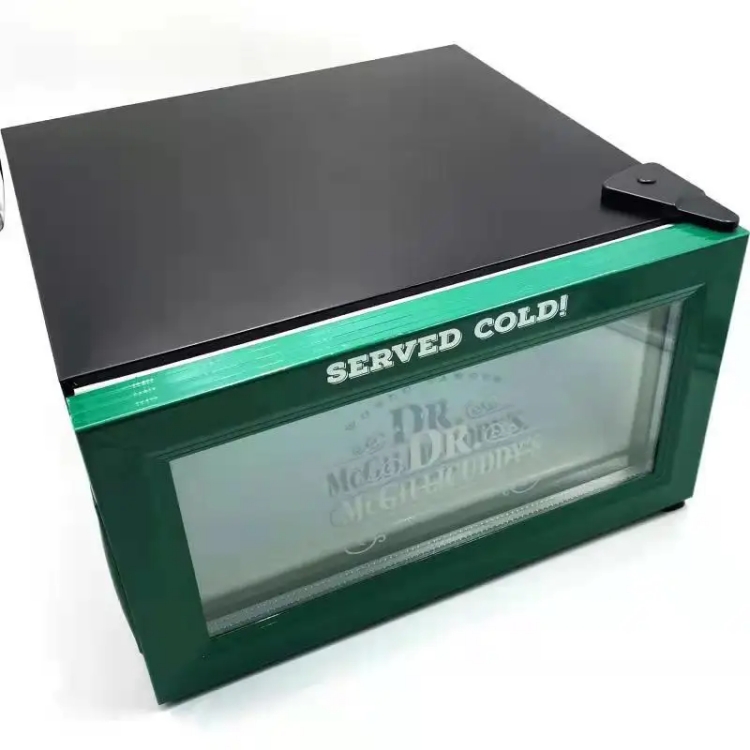 Wine Beer Fridge Small - ตู้เย็นขนาดเล็ก 18 ลิตร ประตูกระจก สำหรับเครื่องดื่ม เบียร์