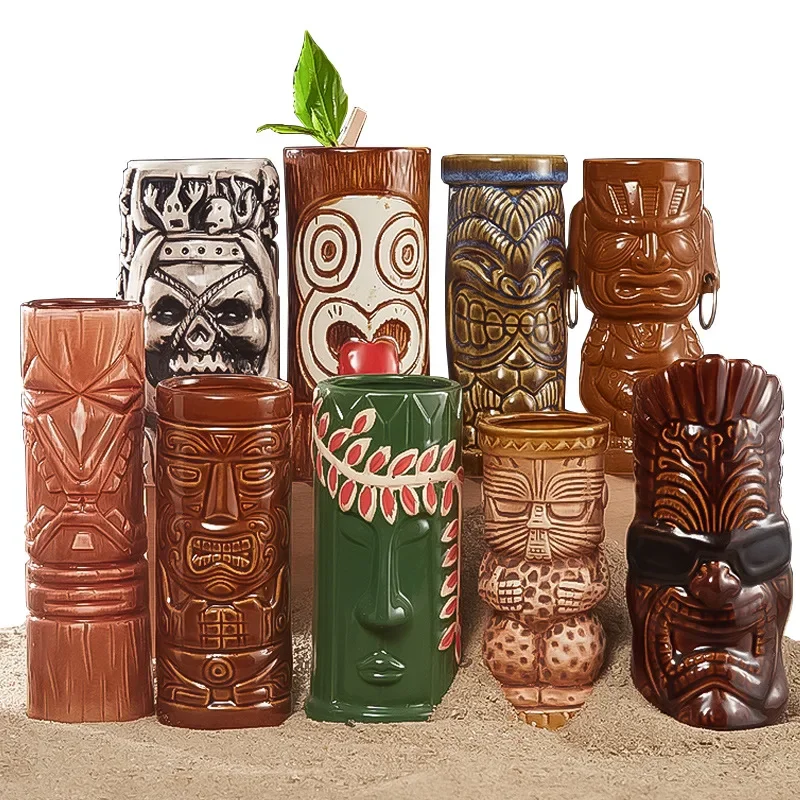 แก้วฮาวาย Tiki 60ชนิดแก้วค็อกเ - Wine Beer Cocktail บทวิจารณ์และราคา