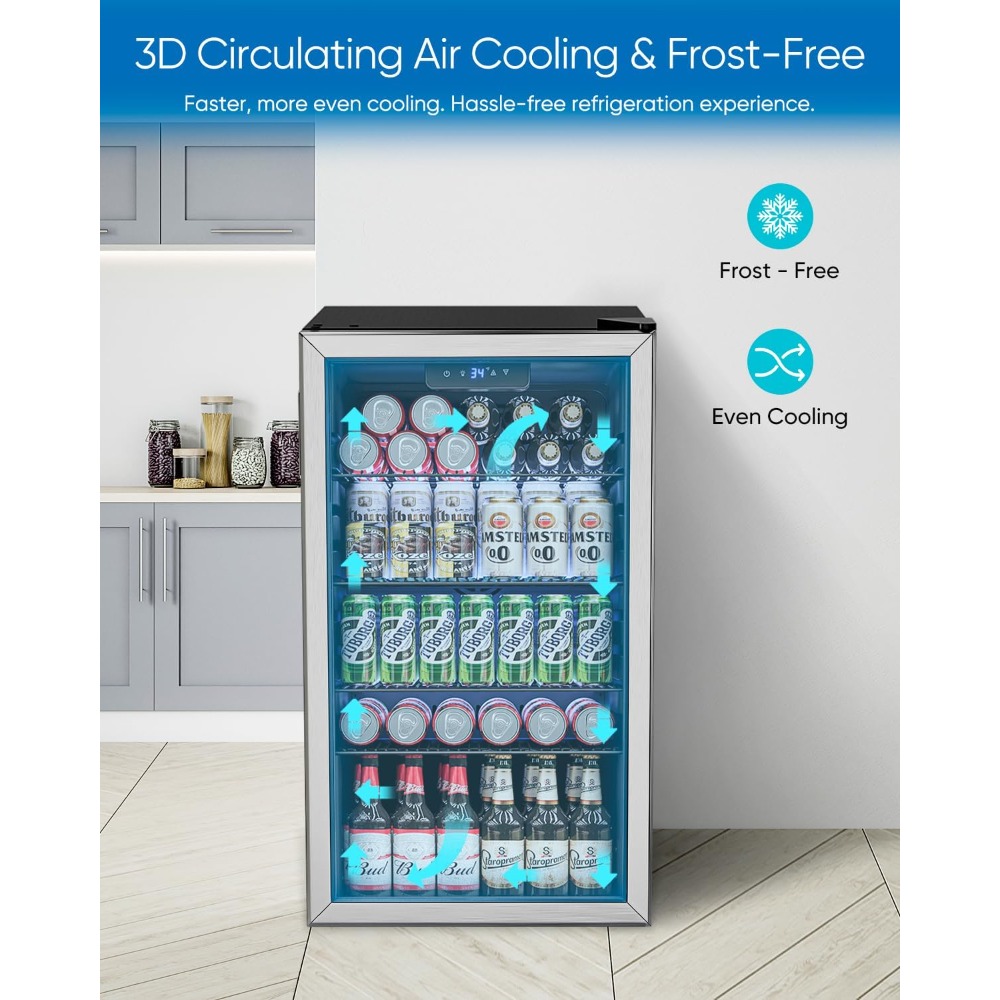 ตู้เย็นเครื่องดื่ม - ตู้เย็นขน - Wine Beer Fridge Small บทวิจารณ์และราคา