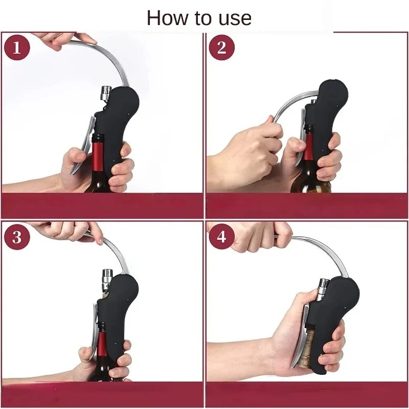 ชุดอุปกรณ์เปิดขวดไวน์ที่สะดวกส - Cork Screw Lever บทวิจารณ์และราคา