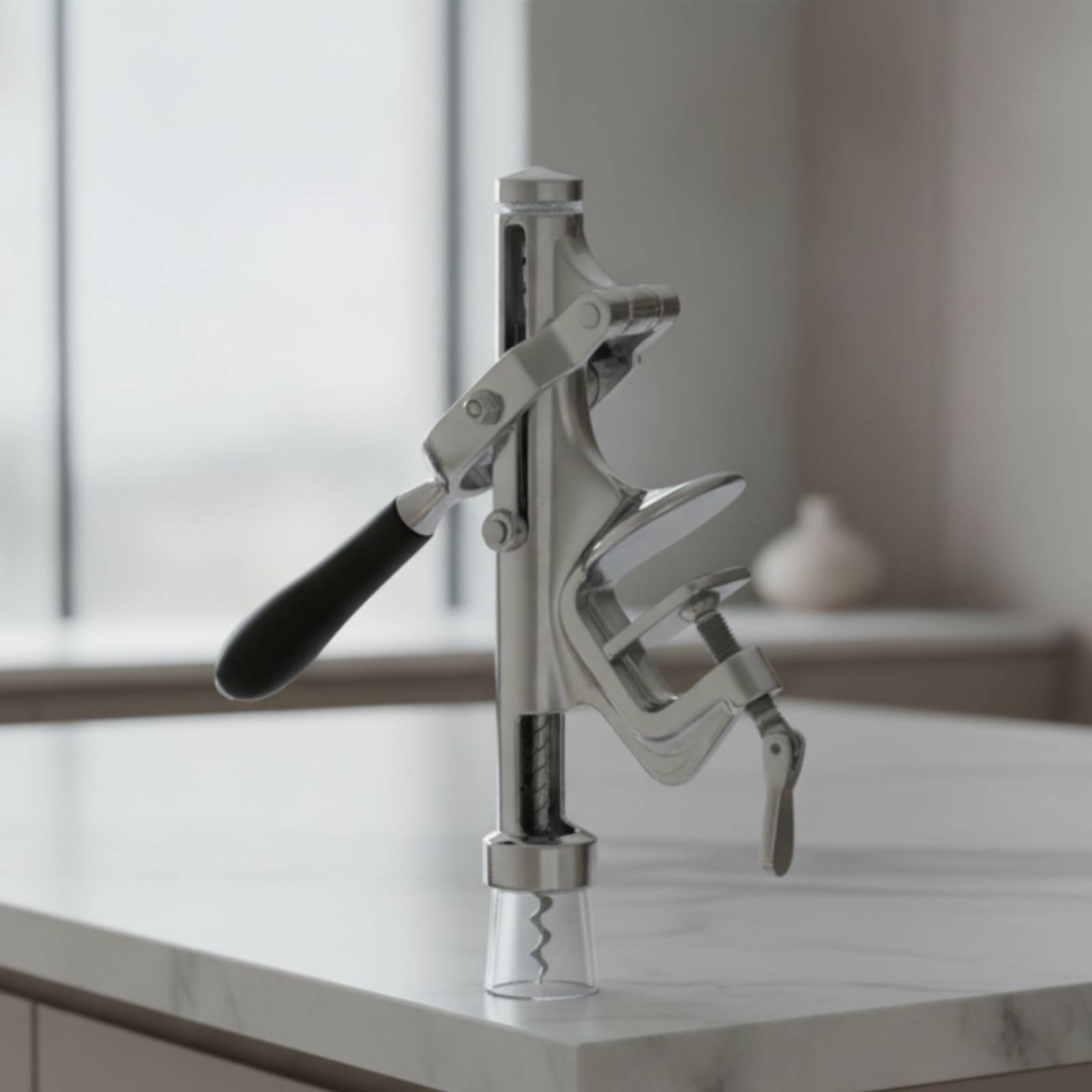 ที่เปิดขวดไวน์แบบคันโยก ติดตั้ - Cork Screw Lever บทวิจารณ์และราคา