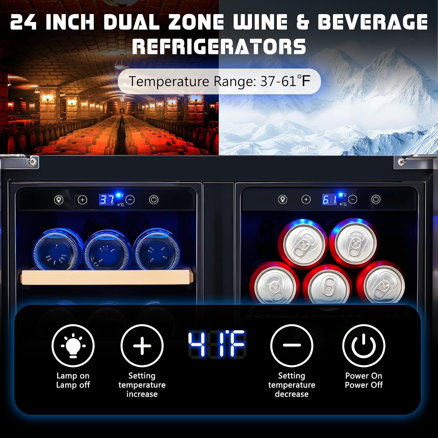 ตู้แช่เครื่องดื่ม, ตู้แช่ไวน์แ - Wine And Beer Undercounter Fridge บทวิจารณ์และราคา
