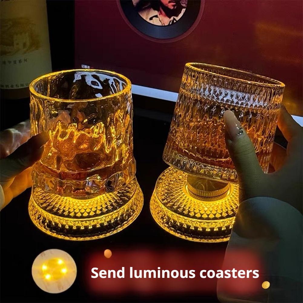 แก้ววิสกี้หมุนได้ แก้วคริสตัลส - Wine In Beer Glass บทวิจารณ์และราคา