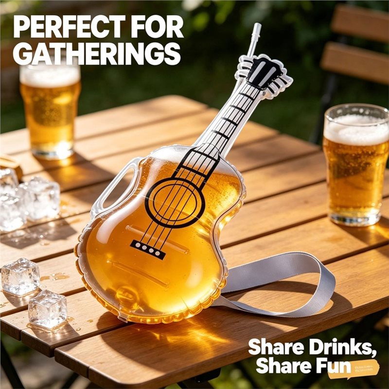 AC62-แก้วเบียร์ใสทรงกีตาร์พร้อ - Wine Beer Festival บทวิจารณ์และราคา