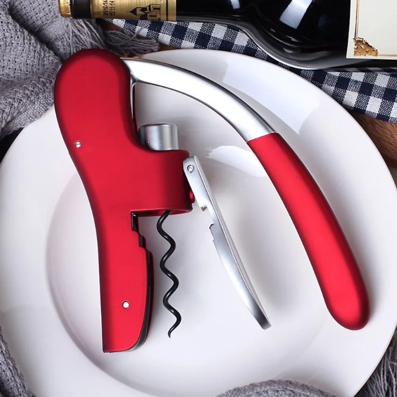 ชุดอุปกรณ์เปิดขวดไวน์สแตนเลสให - Cork Screw Lever บทวิจารณ์และราคา