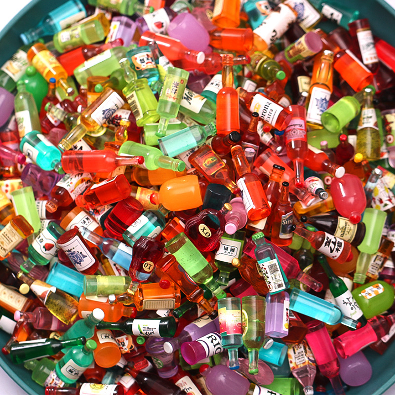 20Pcs Mini เรซิ่นจำลองขวดไวน์ส - Wine Beer Mix บทวิจารณ์และราคา