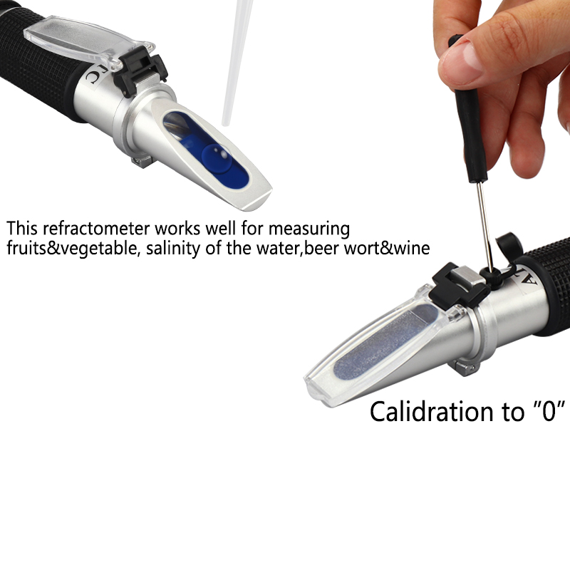 Hand - held Refractometer Sing - Wine To Beer Alcohol บทวิจารณ์และราคา