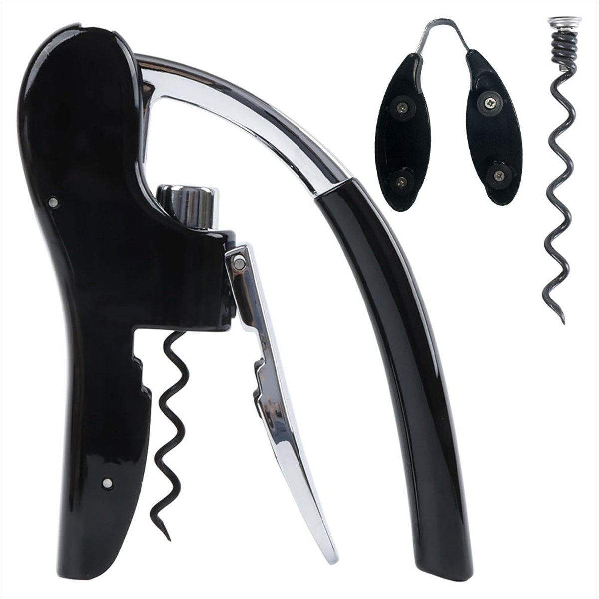 ที่เปิดขวดไวน์สแตนเลส A24I, ที - Cork Screw Lever บทวิจารณ์และราคา