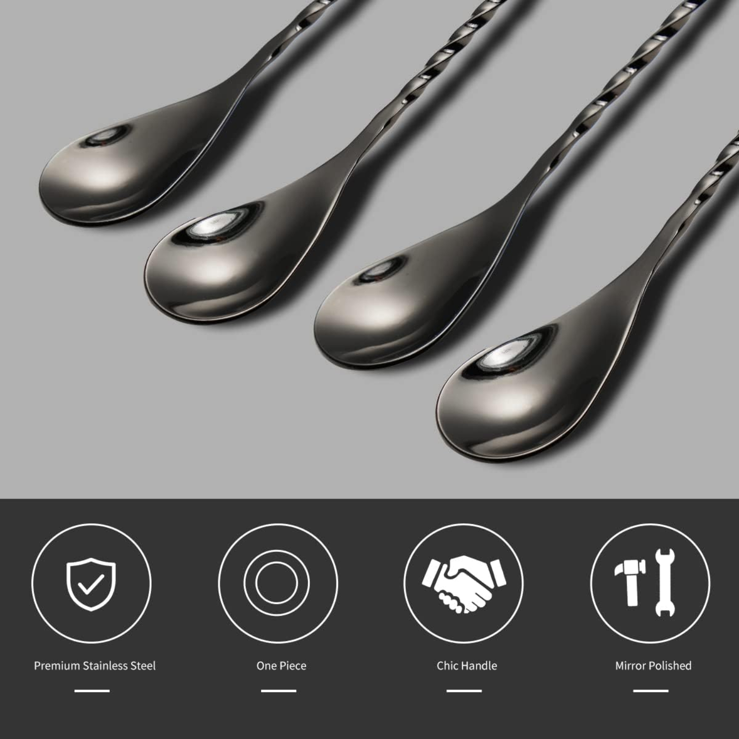 ช้อนค็อกเทลชุด 2 - 12 นิ้วช้อน - Wine Beer Mix บทวิจารณ์และราคา
