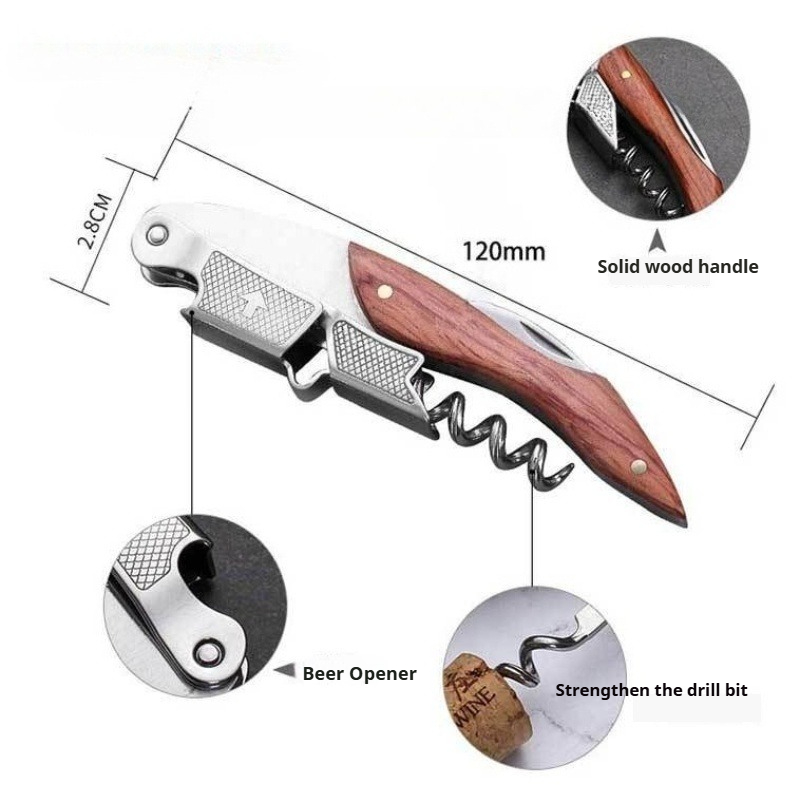ที่เปิดขวดไวน์แบบสปริงคู่ ทำจา - Cork Screw Lever บทวิจารณ์และราคา