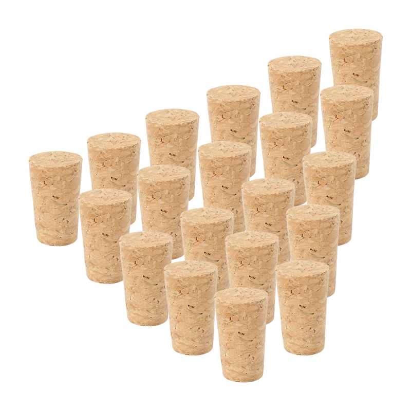 20ชิ้น/ล็อตไม้ธรรมชาติ Corks ไ - Beer Wine Hobby บทวิจารณ์และราคา
