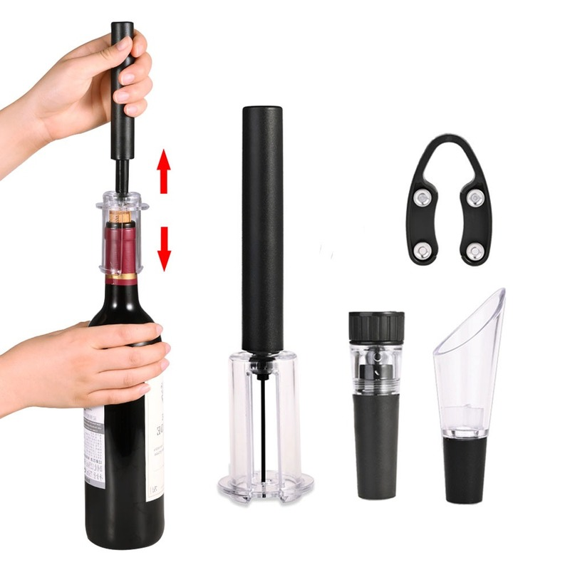 Air ปั๊มที่เปิดขวดไวน์ความดันอ - Beer Wine Hobby บทวิจารณ์และราคา