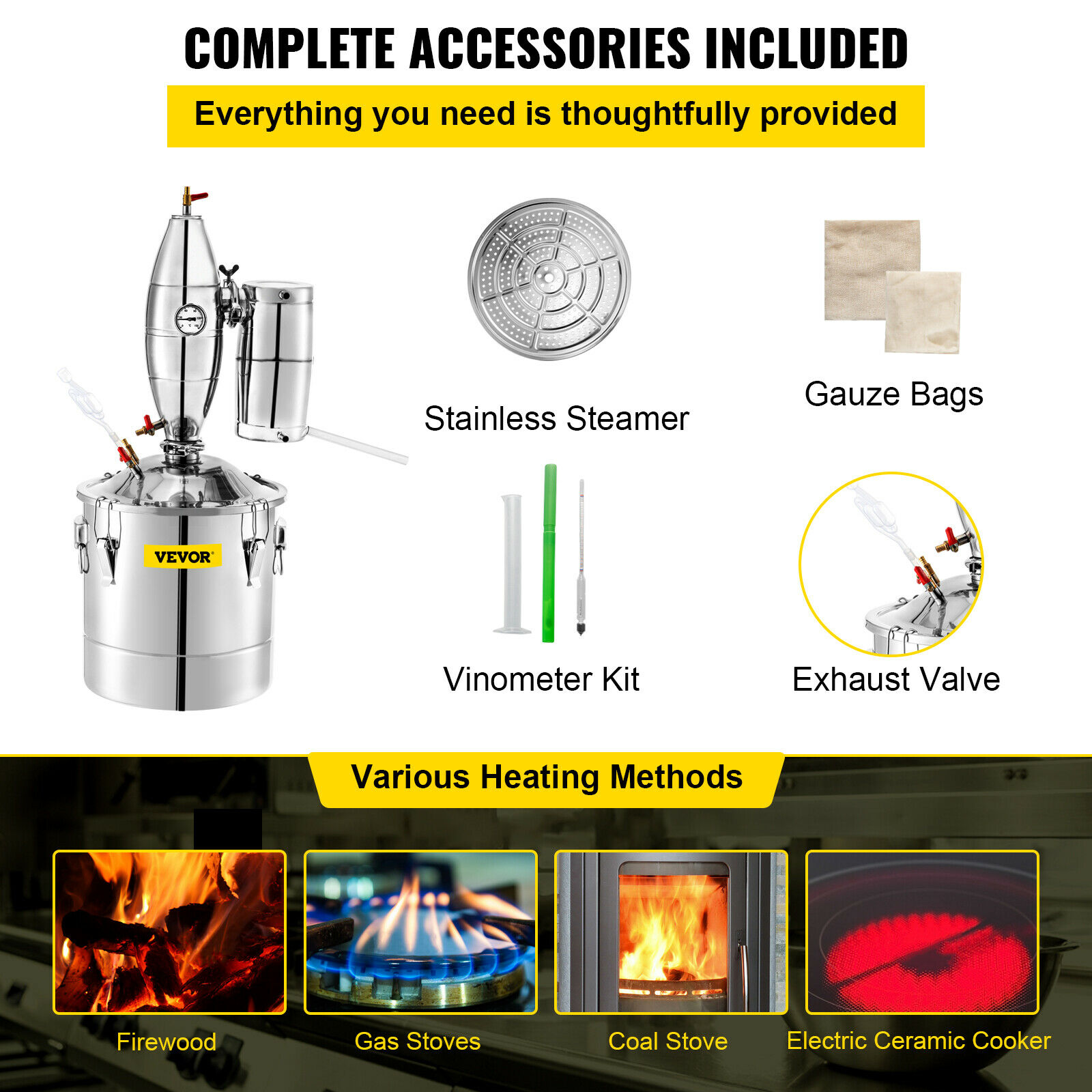 เครื่องกลั่นแอลกอฮอล์ SucceBuy - Wine To Beer Alcohol บทวิจารณ์และราคา